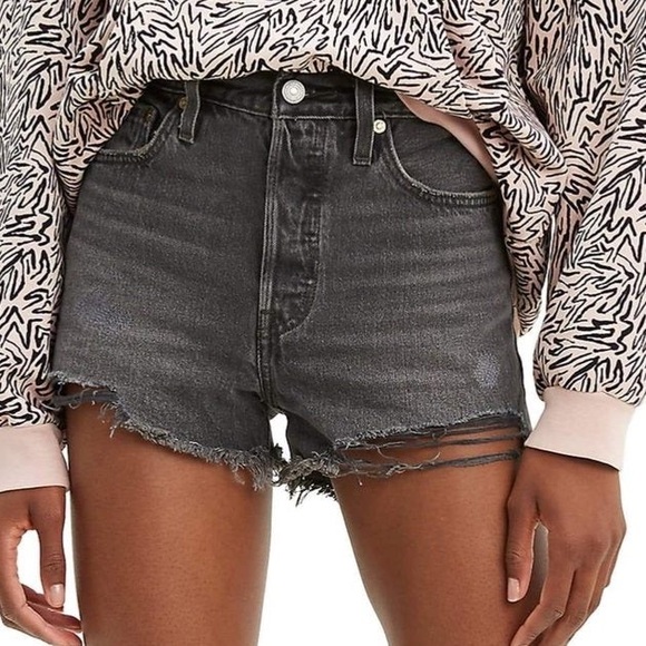 LEVIS PREMIUM 501 Short - Grey 29W - Picture 1 of 7